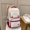 Stylish New College Student Backpack, Simple High-value Backpack, Girls' Large-capacity Junior High School Student Schoolbag
