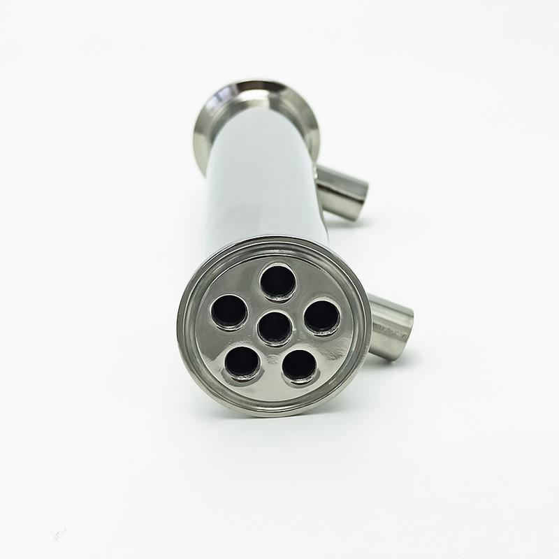 Dephlegmator 1.5" 38mm(OD51mm)304Stainless Steel Reflux Condenser Height 200mm Inside 6 Tubes For Moonshine Distillation Column