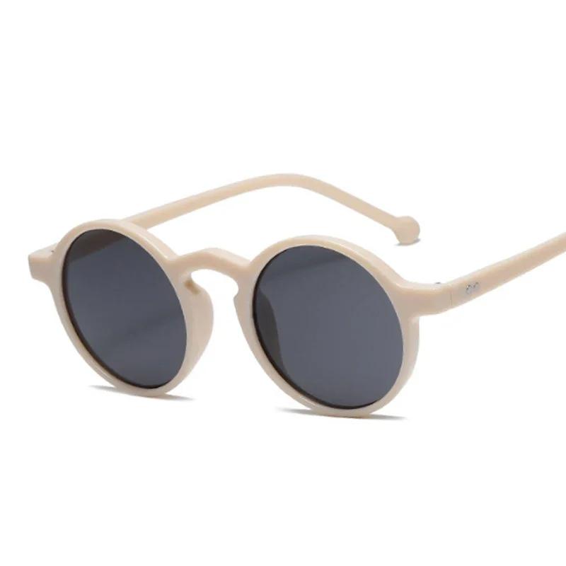 Fashion Round Sunglasses Woman Brand Designer Vintage Small Frame Sun Glasses Korean Style Driving Eyewear UV400
