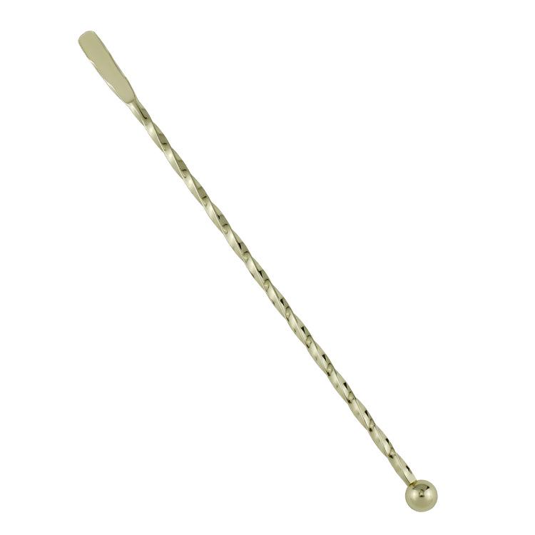 Stainless Steel Long Handle Stirring Stick for Milk Tea, Coffee, Wine & Cocktails