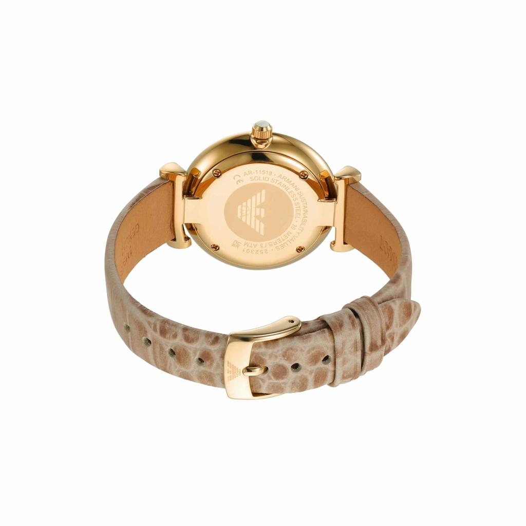 Emporio Armani Analog Leather Watch AR11518 Women's