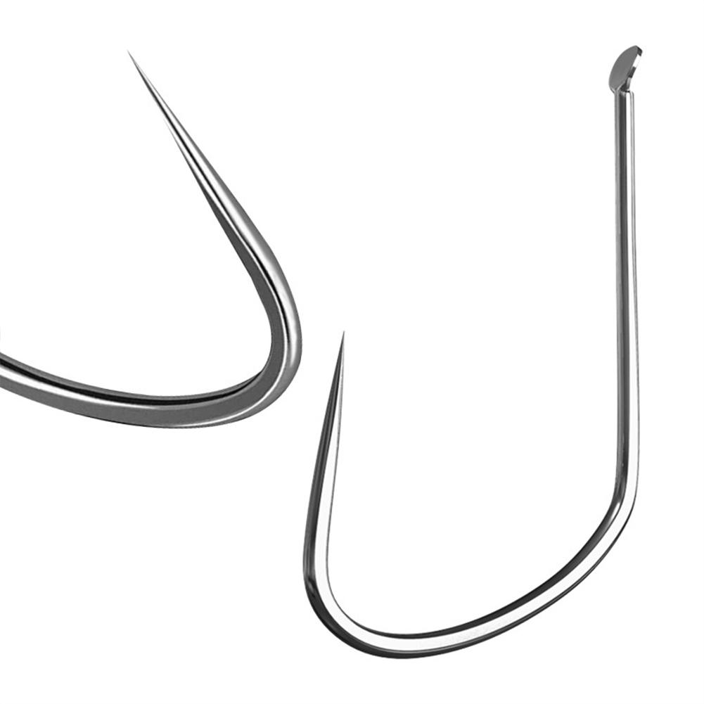 50 Pcs/set Fishing Hooks 4#-10# Carp Hook Trunking Athletics Barbless Spike Hook Fishing Accessories