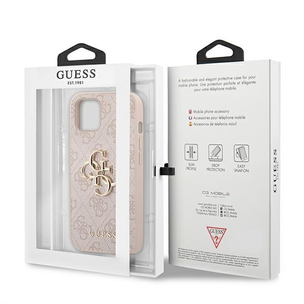 Guess Guhcp13M4Gmgpi Iphone 13 / 14 / 156.1 Różowy/Pink Hardcase 4G Big Metal Logo