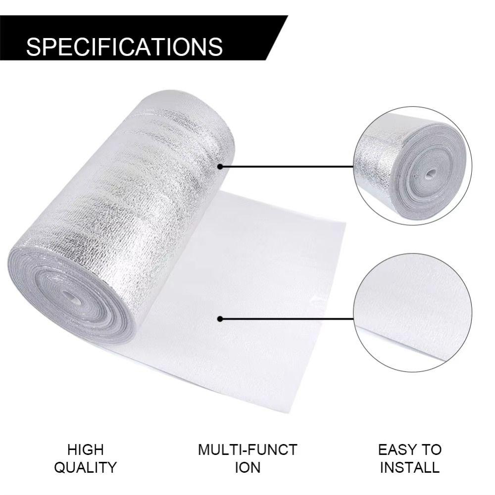 Aluminum Foil Radiator Reflective Film Wall Shade Protector Pad  for Thermal Insulation Wall