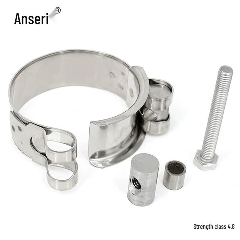 Ansellry 304 Stainless Steel European Heavy-Duty Hose Clamp