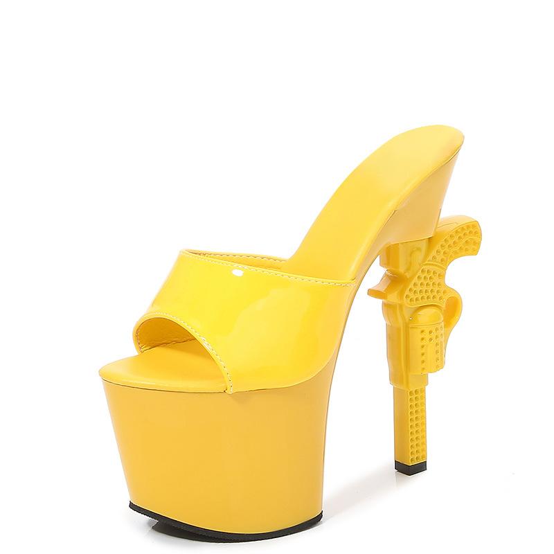 Platform Nightclub Thick Heel High Heels Car Model Female Catwalk Shoes