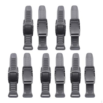 10Pz Fibbie Regolabili per Cinghie Sostituzione Conveniente Escursionismo per Cinghie di Borse Resistenti all'Usura