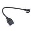 USB 3 Type Degree Right Angled A 90 Male to Female Extension Adapter