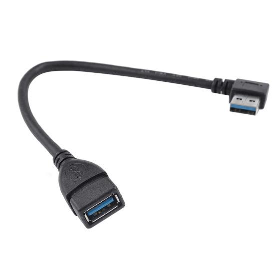 USB 3 Type Degree Right Angled A 90 Male to Female Extension Adapter