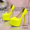 Night Club High Heels Women. Cm Thin Heel Water Table Sexy Super High Heel Single Shoes Shallow Mouth Pointed Head Catwalk Single Shoes Women