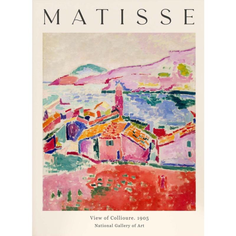 Vintage Abstrakte Matisse Ausstellung Mitte des Jahrhunderts Landschaftskunst Poster Leinwandmalerei Wanddrucke Bilder für Zimmer Heimdekor