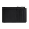 Balenciaga Credit Logo Zip Wallet Smooth Calfskin Large Men Wallets Black 8066392ABGM1000