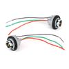1157 Socket Connector, BAY15D/1157 Iron Core Lamp Holder Adapter Base Socket Connector Harness Plug Brake/Stop/Turn Signal Light