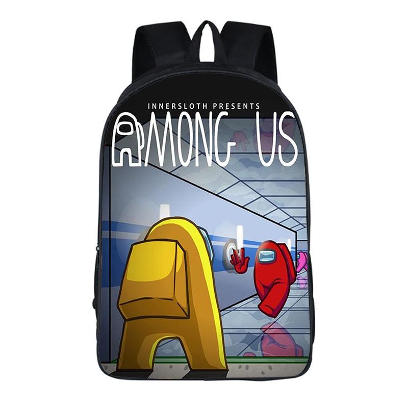 Among Us Game Merchandise Children'S Backpack Oxford Cloth Large Capacity School Bag Backpack