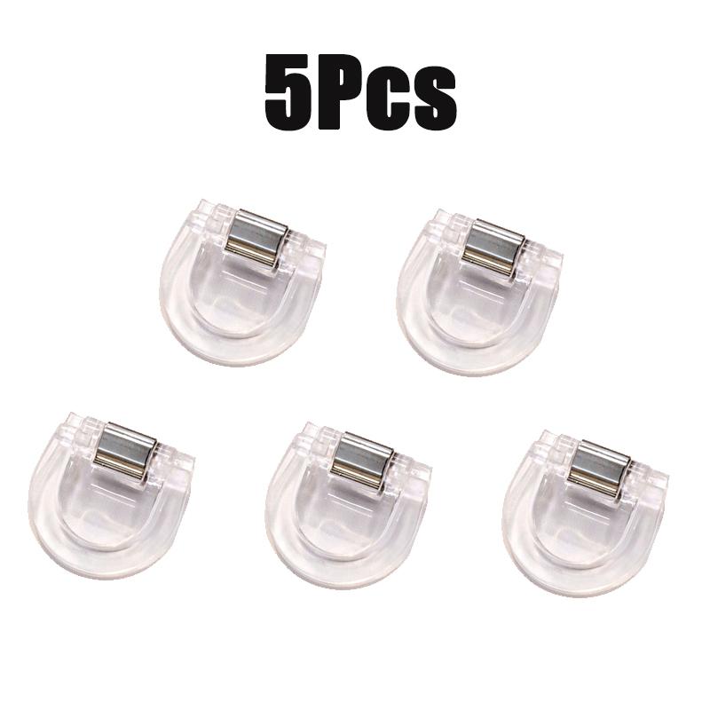 1/5/10/20Pcs Invisible Leg Shortening Clips Non-slip Pants Edge Clip Detachable Acrylic Buckle for Anti-drag Pants Hem Fixing