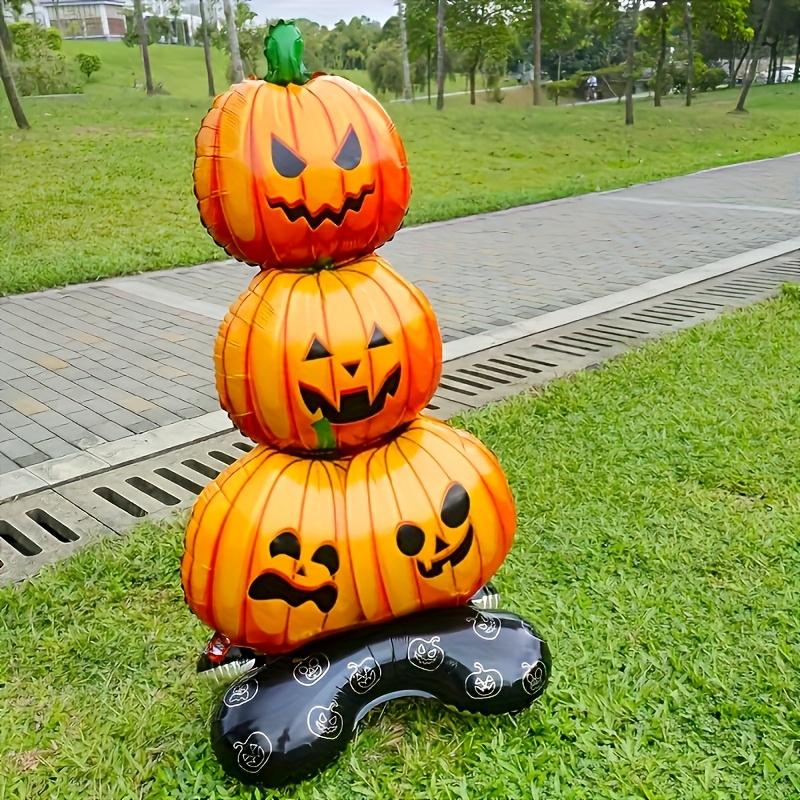 Giant Halloween Inflatable Decoration - Stacked Pumpkins Design, Indoor/Outdoor Party Decor, Festive Holiday Gift,Halloween Decorations