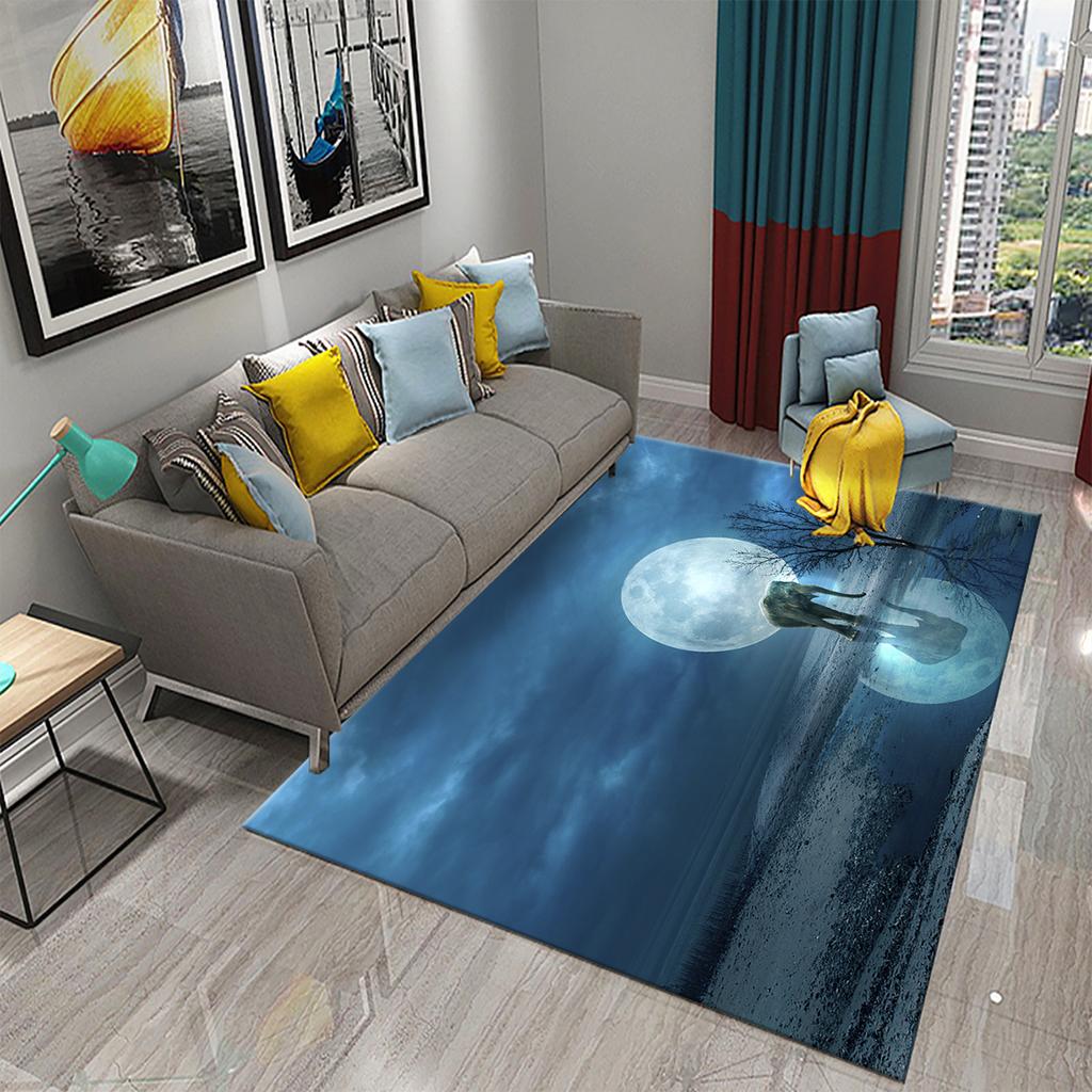 Family Bedroom Living Room Floor Mat Bathroom Kitchen Non-slip Rug Dream Elephant Rug Magic Animal Rug