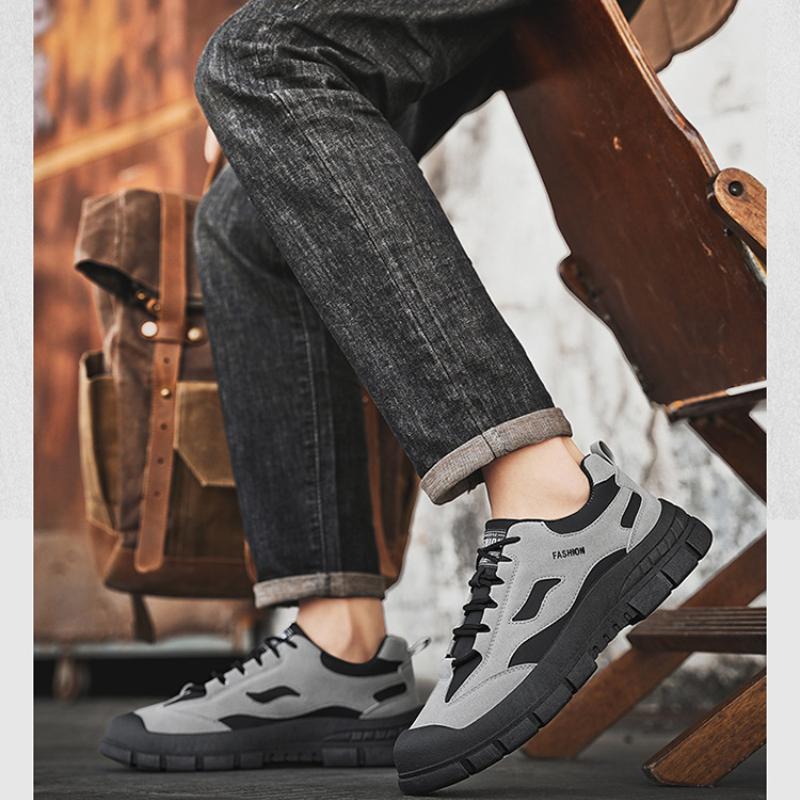 Frühlings Herren Freizeitschuhe Rutschfest Abriebfest Arbeitsschuhe Hohe Qualität Wandern Fahren Sportschuhe Outdoor Casual Sneakers für Herren