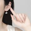 New Ginkgo Leaf Ear Hook Women's Niche Design Sense Fashion Temperament Fan-shaped Versatile Pearl Earrings New Chinese Earrings
