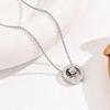 Elegant 18K Plated Titanium Steel Cross Necklace for Women - Light Luxury Clavicle Chain That Resists Fading