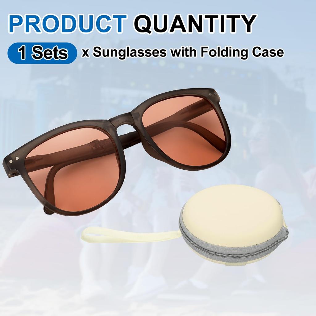 Unisex Foldable PC for and Simple Box Sun Purple Color [uxcell] Sunglasses, Model, Driving, Shopping, Photography, Shape, Protection,