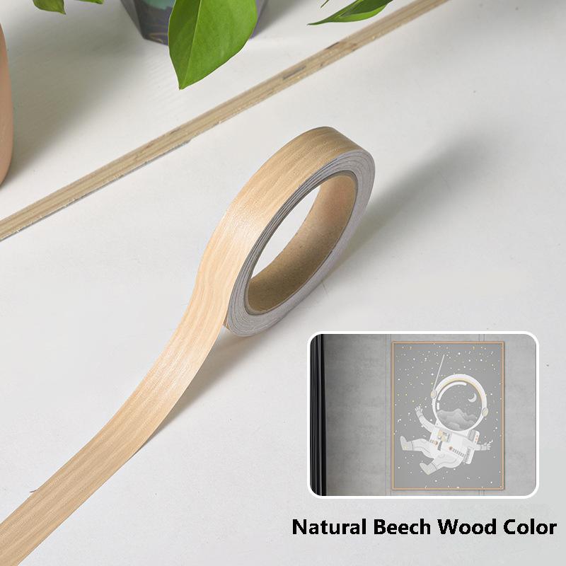 10M Кромочная лента под дерево для закрытия дефектов, ремонта щелей в стенах, декора дверных косяков мебели и шкафов, красивая наклейка для швов