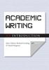 The Academic Writing : An Introduction Book