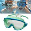 Okulary do pływania dla dzieci, okulary przeciwmgielne, z ochroną UV, szczelne, z klipsem na nos, zatyczki do uszu dla chłopców, dziewcząt, dzieci i maluchów w wieku 3-15 lat