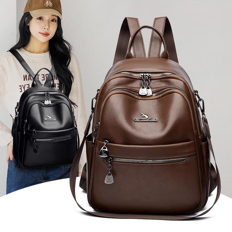 Leisure Double-shoulder Bag, Large Capacity Student Backpack, Travel Backpack, Women's Bag