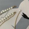 2025 New Women's Belt Shell Pearl Waist Chain Decorative Matching Dresses Simple Atmosphere Has Temperament 666