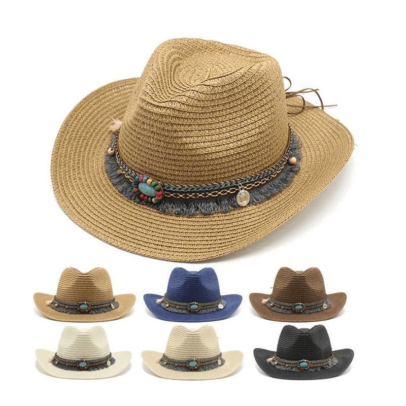 JYL TS DIY Hollow Out Beret  Summer Straw Cap Woven Straw