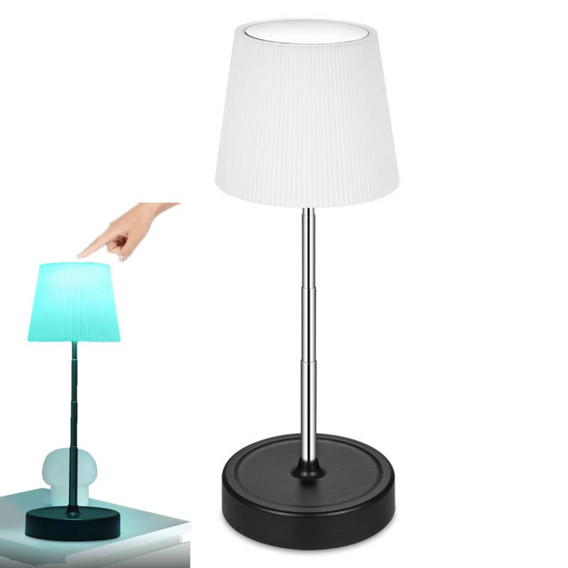 

Cordless Table Lamp Adjustable Height Touch Desk Lamp 3000mAh Battery Operated LED Lamp Stepless Dimmable Lamp Waterproof Table france