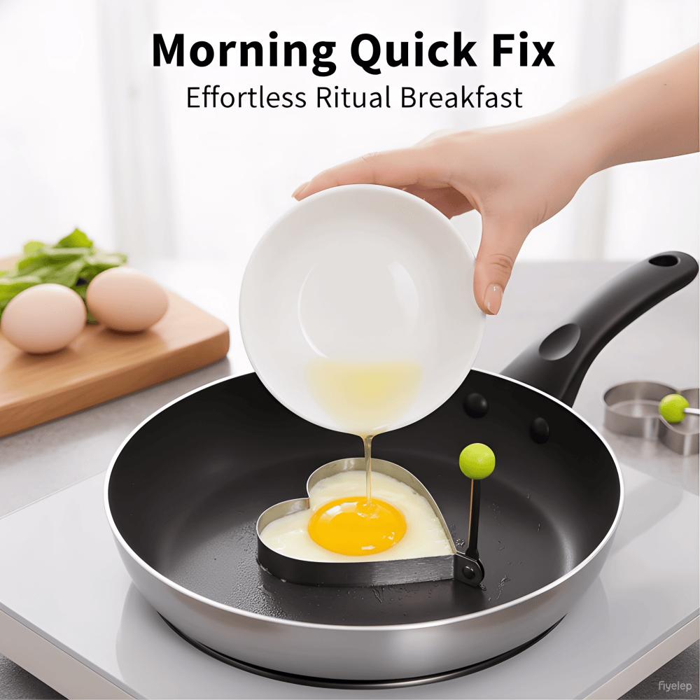 Egg Ring Molds Diy Egg Molds Creative Egg Molds Cute Egg Molds Molds Cooking Stainless Steel Ring Bread Molds Kitchen Accessorie