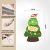Vertical Cat Scratch Sticker Cartoon Self-adhesive Cat Climbing Mat Christmas Theme Wear-resistant Cat Scratch Pet Supplies