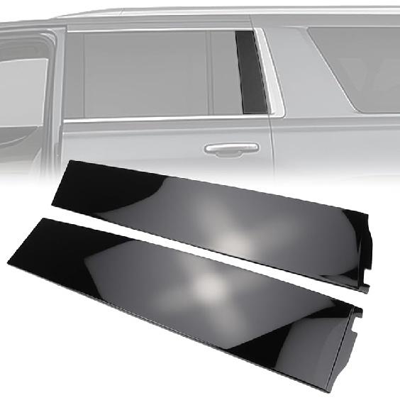 Door Pillar Trim Molding Window Trim Cover Fit For Cadillac Escalade ESV Chevrolet Suburban 3500HD Chevy Tahoe GMC Yukon XL 2015 2016 2017 2018  ,