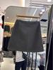 Korean Gray Wool A-line High-Waisted Midi Skirt - Elegant, Versatile, Anti-Exposure (Autumn/Winter 2025)