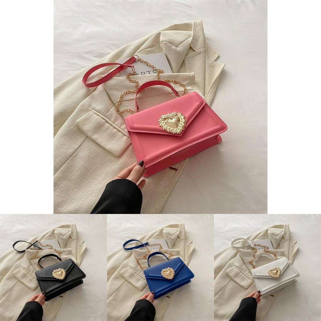 Stylish Candy Color Small Square Shoulder Bag For Women In Trendy Street Style