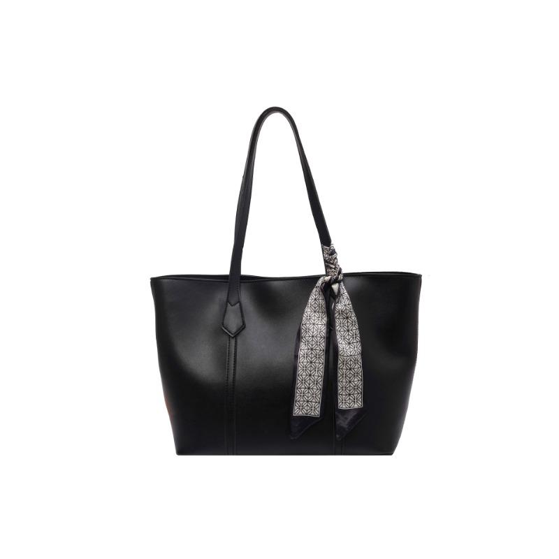 Simple and Large-capacity Bag, Women's New Casual Versatile Bucket Bag, Fashionable Shoulder Tote Bag, One Piece To Pass