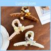 Large Versatile Bowknot Hair Claw Clip With Sparkling Rhinestones For Women