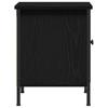 TV Stand Black Oak Effect 60 x 35 x 45 cm Engineered Wood