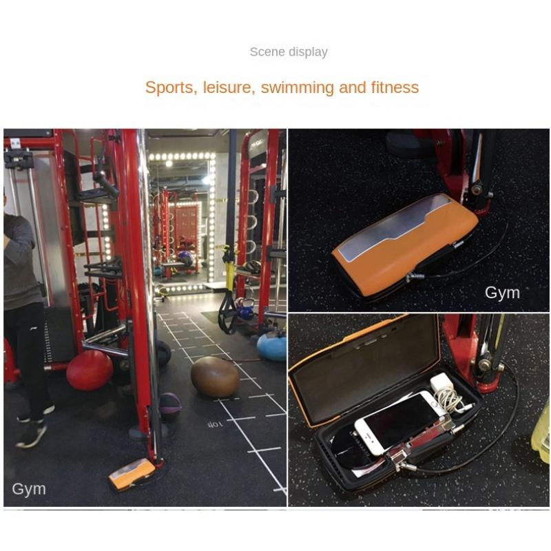 Přenosný Bezpečný Heslo Mini Trezor Bezpečnostní Trezor Drátové Lanko Pevné Šperky Hotovost Karta Mobilní Telefon Úložný Box