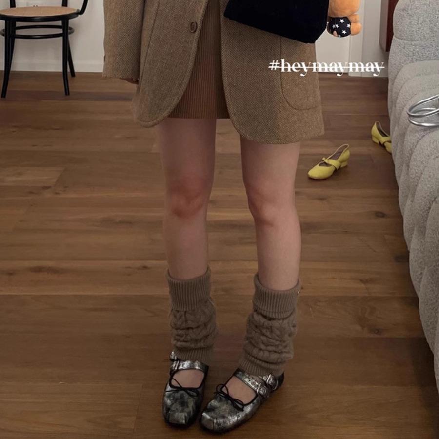 Schafsleder-Version~ retro poliertes Wort mit Leder-Ballerinas Damenkopf Mary Jane Einzelschuhe flachsohlige kleine Lederschuhe