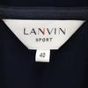 LANVIN SPORT made in Japan Langarm Hoher Kragen Größe 40 Marineblau Herren Gebraucht