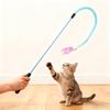Interactive  Toys, Wand Toy Silicone Tail Teaser Wand, Hunting  Exercise Stress Relief  String Wands Toy S Accessories For Indoor Kittens A