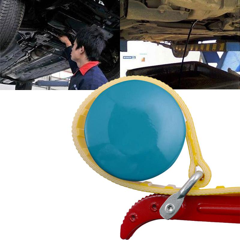 1Pc Non-slip Belt Wrench Oil Filter Removal Wrench Chain Wrench Filter Extractor Adjustable Automotive Filter Removal Tool