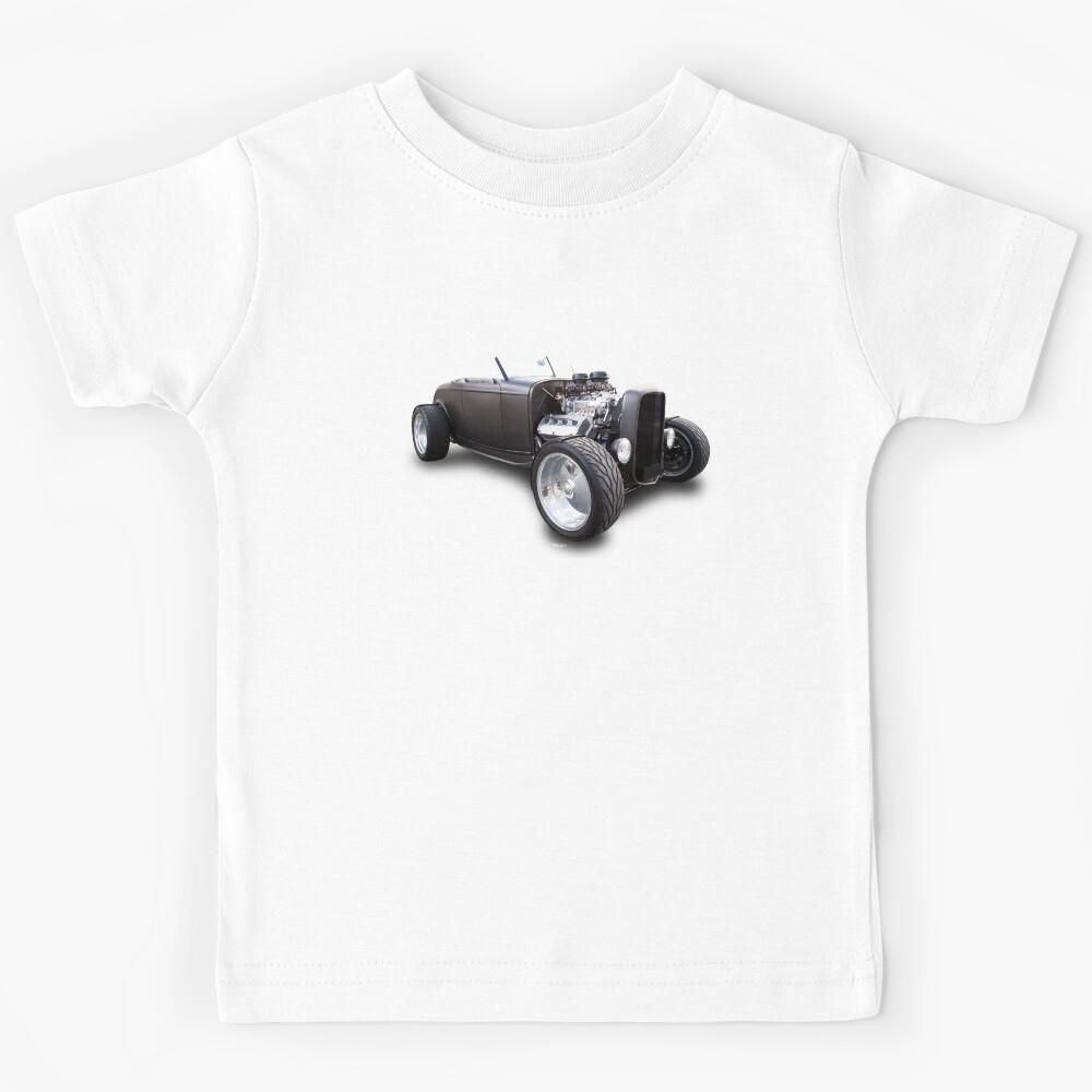 Flat Black Roadster Kids T-Shirt 140