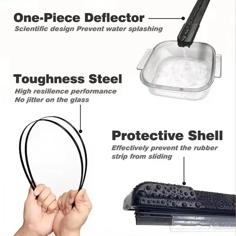 Premium Car Window Accessories Premium Compatible Durable Silent Front Windshield Wiper Blade for Dodge Charger LD 2011-2026