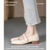 Mary Jane in morbida pelle rétro da donna 2025 primavera nuovo temperamento vento gentile vento profumato francese scarpe basse comode a calzata singola