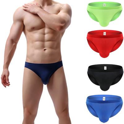 Men's Fashion Splicing Soft Briefs Underpants Knickers Shorts Sexy Underwear