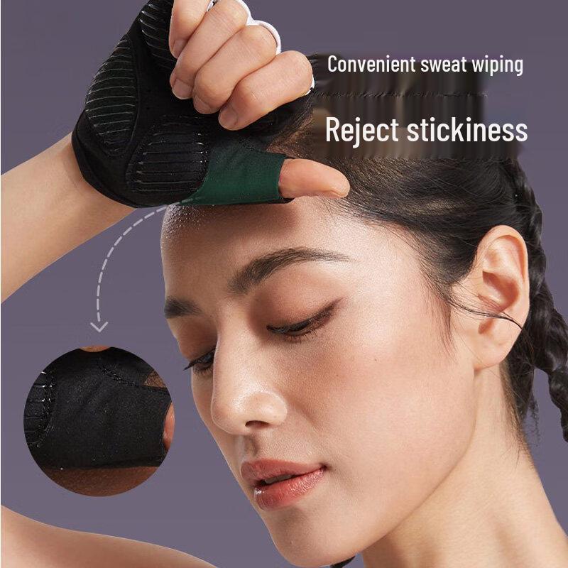 Lantuan Women's Anti-slip Half-finger Sports Fitness Gloves
